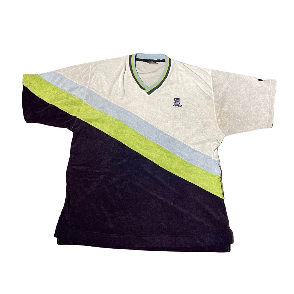Vintage FUBU Tennis Velour Shirt L